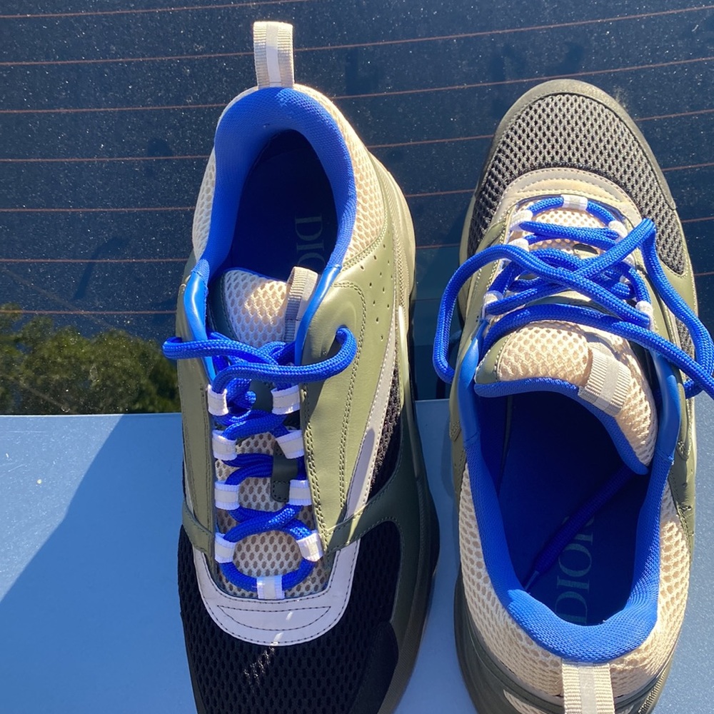 Blue , Olive , Black Color Dior Shoes For Men - Picture 4 of 4